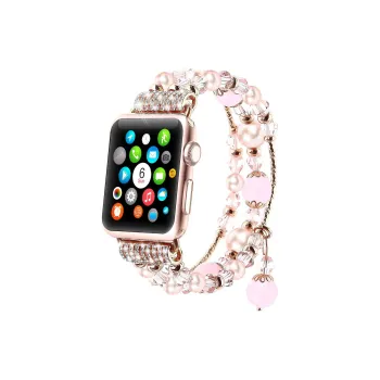 MSSM Watch Band Apple Compatibility Agate Pearl Material