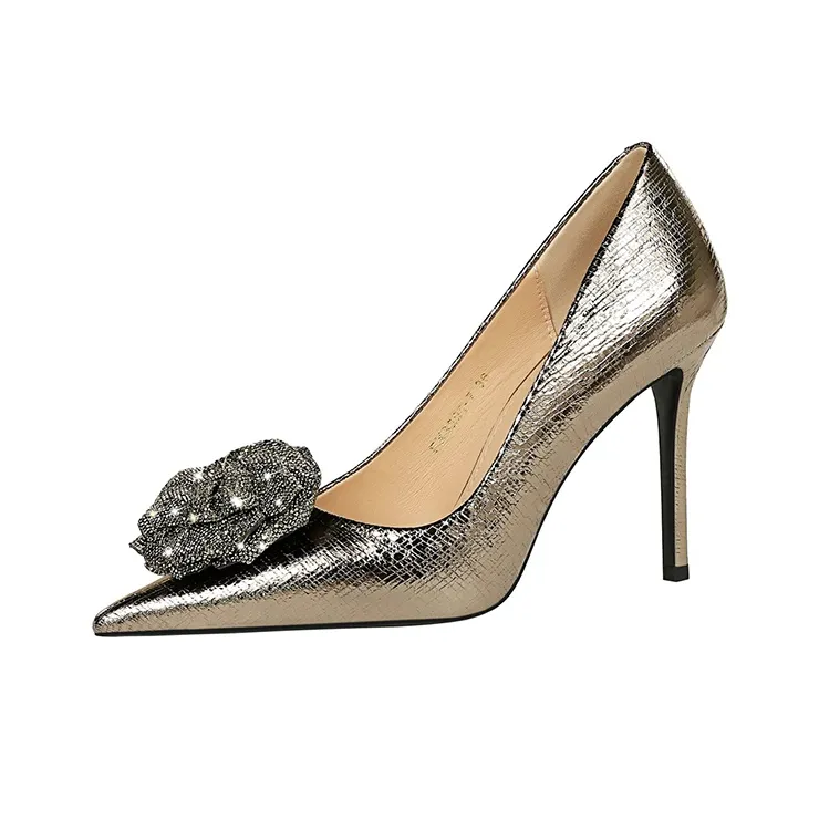 BIGTREE Slim Heel High Heels Women's-2