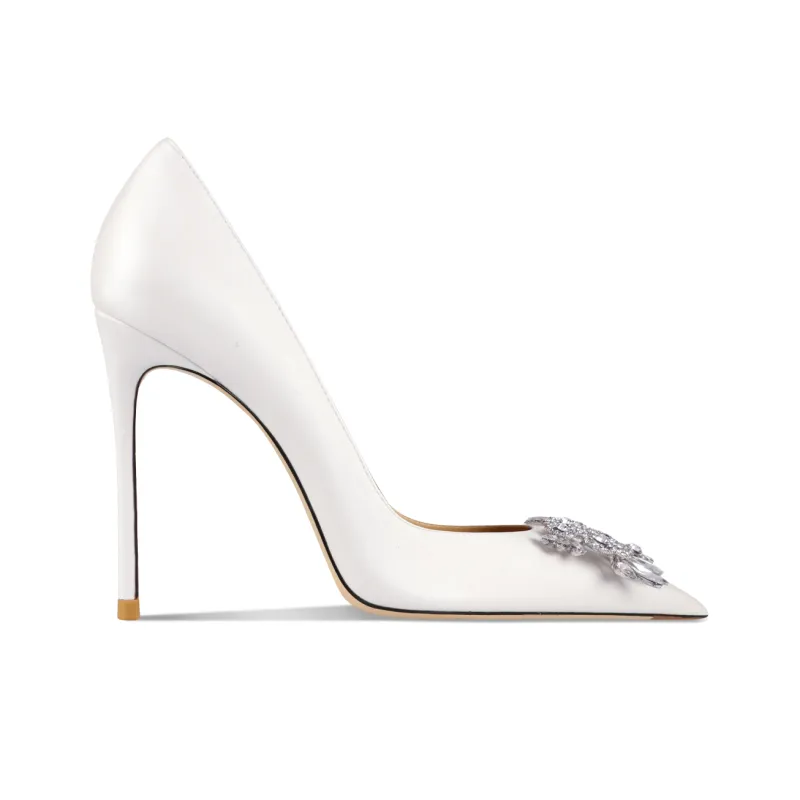 Suyymakk High Heels Women's White-2
