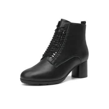 DG Ankle Boots Women's Black/Olive Green