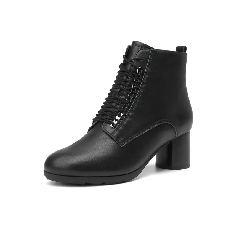 DG Ankle Boots Women's Black/Olive Green-0