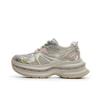 EBLAN Low Top Chunky Sneakers Women's Gold