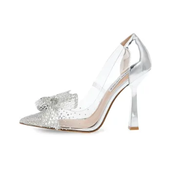 STEVE MADDEN High Heels Women's Silver