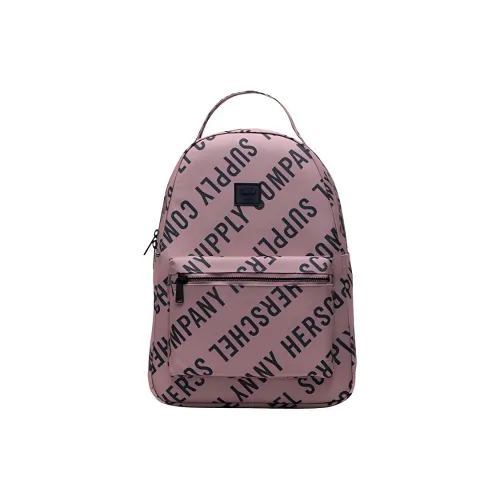 Herschel Polyester Casual Backpack Large Size Unisex Gray Rose