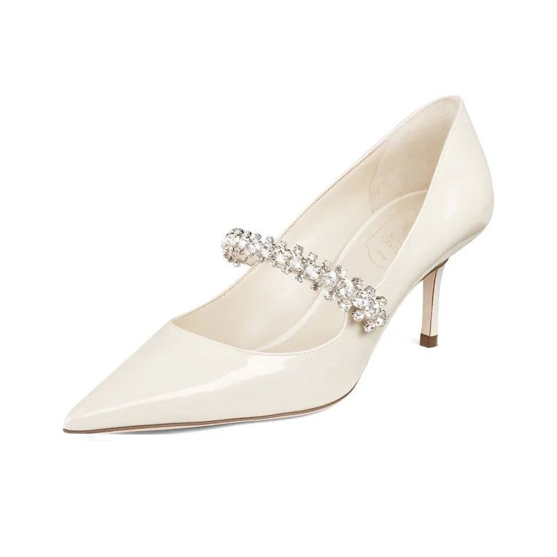 ROSE CASTLE High Heels Women's White-1