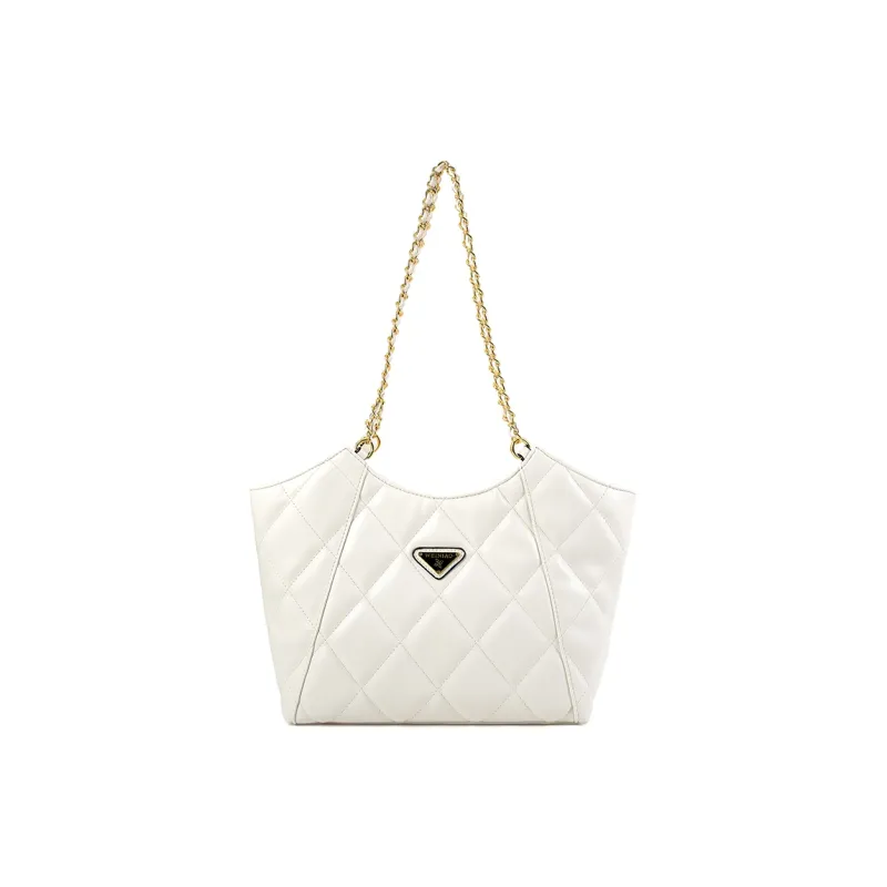 Vigno Synthetic Leather Shoulder Bag Regular Women's Black-6
