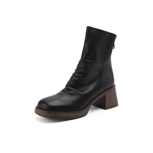 FLOWERSKAM Ankle HILFIGER Boots High Heel Women's