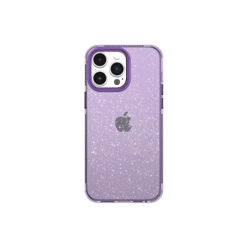 ZHUOJI TPU Material Transparent Heat Dissipation Glitter Phone Case Compatibility Apple 16 Proma-0