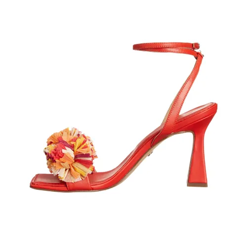 SAM EDELMAN Slim Heel High Heels Women's Red