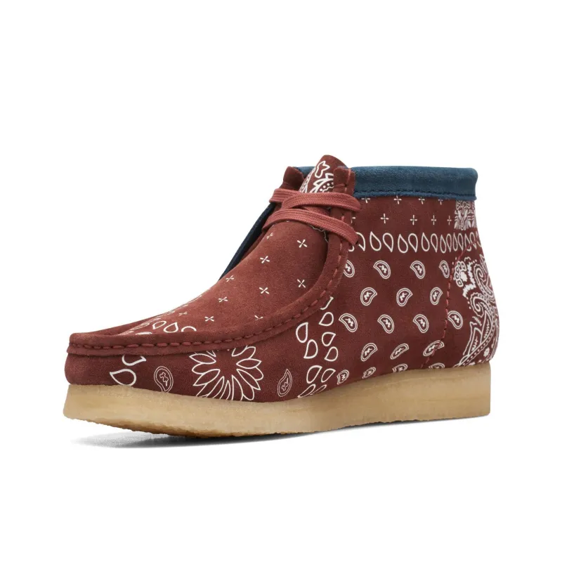 Clarks Wallabee Boots 'Paisley Brick' Women's-1