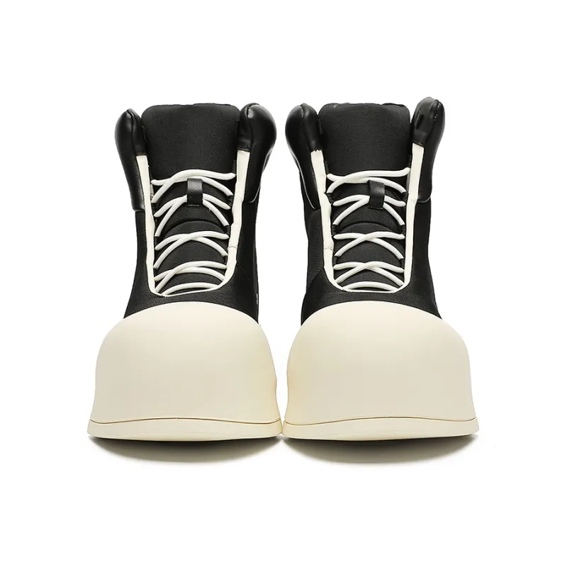 ΛOLUNKΛ Short Martin Boot Unisex Black-2