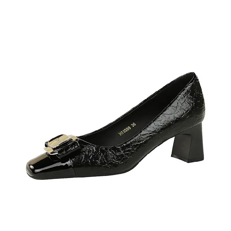 BIGTREE High Heels Women's Black, Silver, Bronze-0