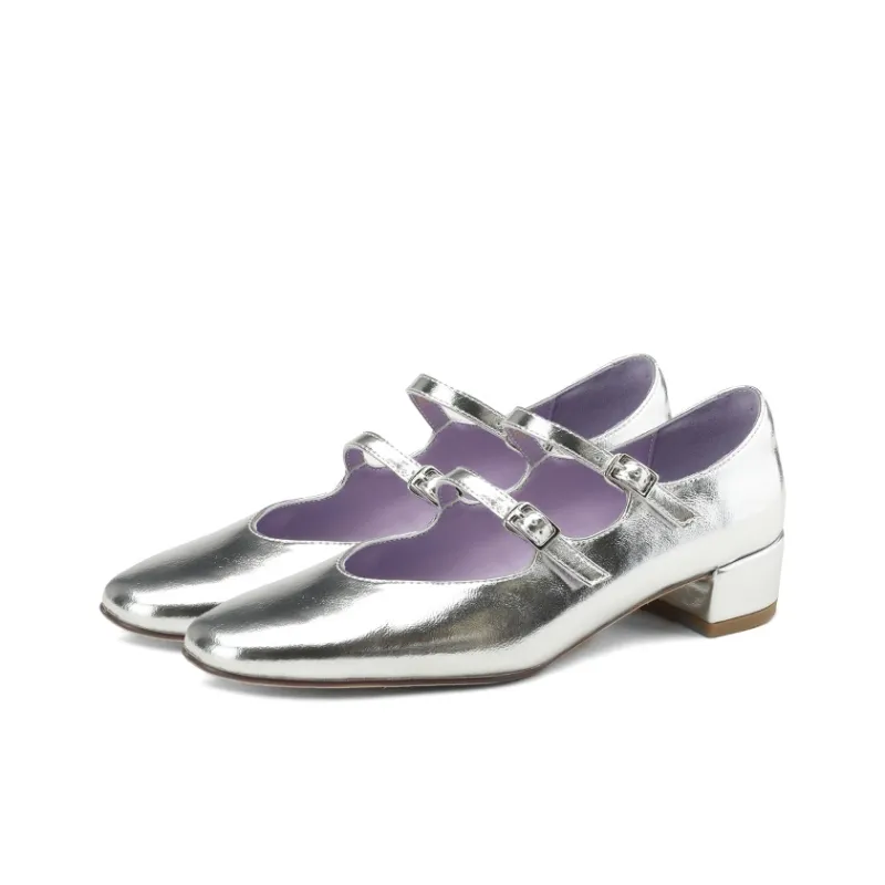 Naiyee High Heels Women's Burgundy/Silver/Ecru-10