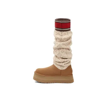 UGG Classic Sweater Letter Tall 'Chestnut' Women's