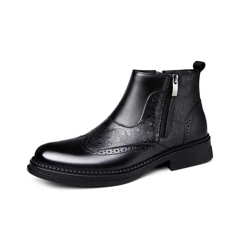 Bull Thunder Ankle Boots Men's Black-0