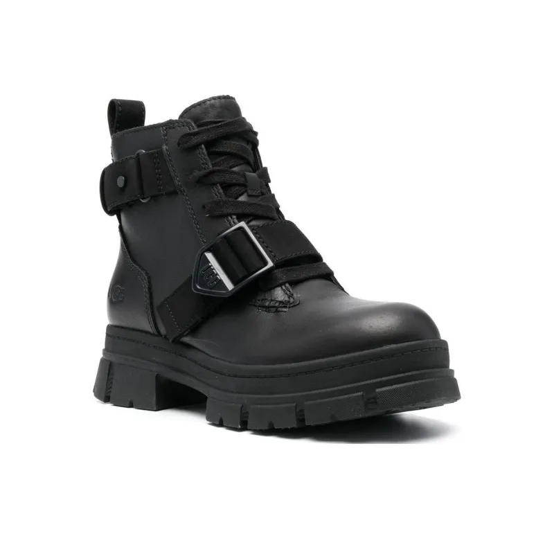 UGG Ashton Lace up Boots 'Black' Women's-1
