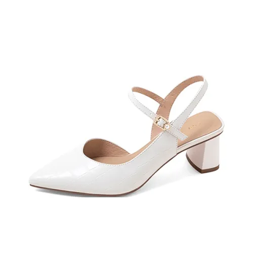COMELY Chunky Heel High Heels 5.5cm Women's