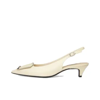 73Hours Barcelona Slim Heel High Heels 4cm Women's Black/Light Pink/White