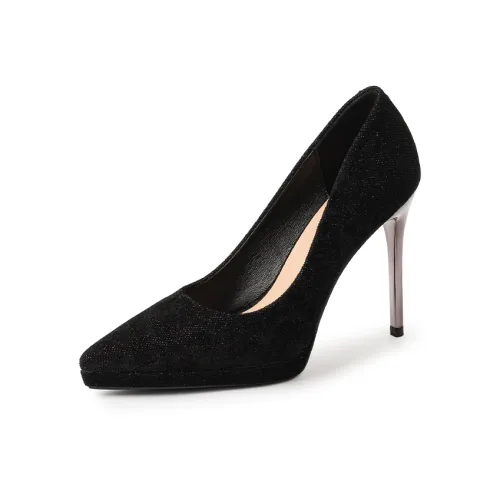 Beijiani Slim Heel High Heels 10.5cm Women's