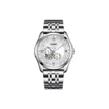 White Dial Steel Band