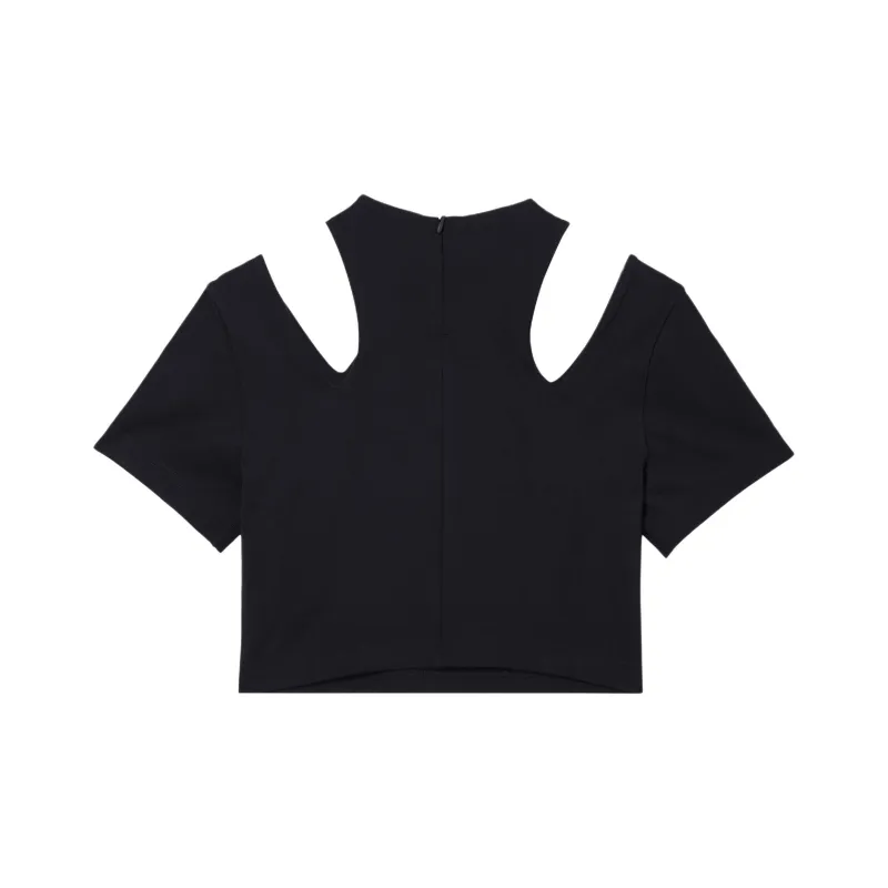 Nike Crop Tops Women's Black-1