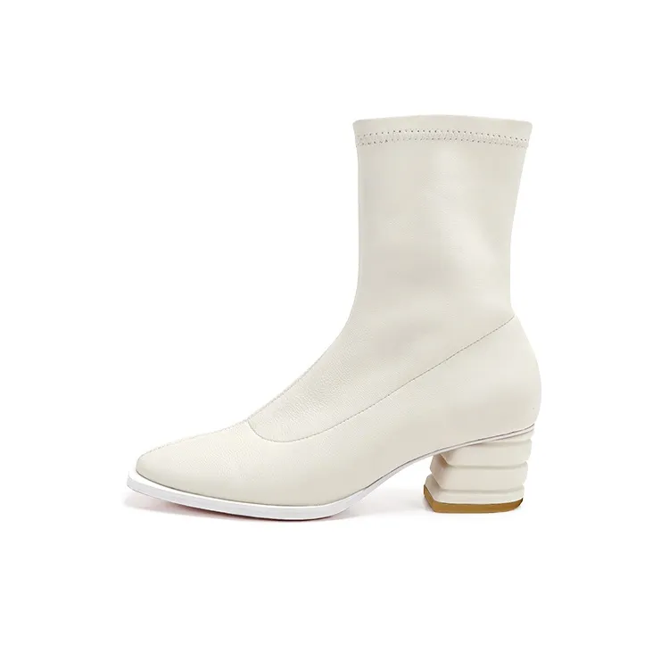 CICIFOR Xixi Furong Ankle Boots Women's White-0
