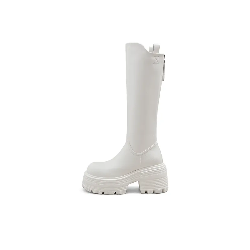 A Poinsettia Princess Knee high Boots Women's-12