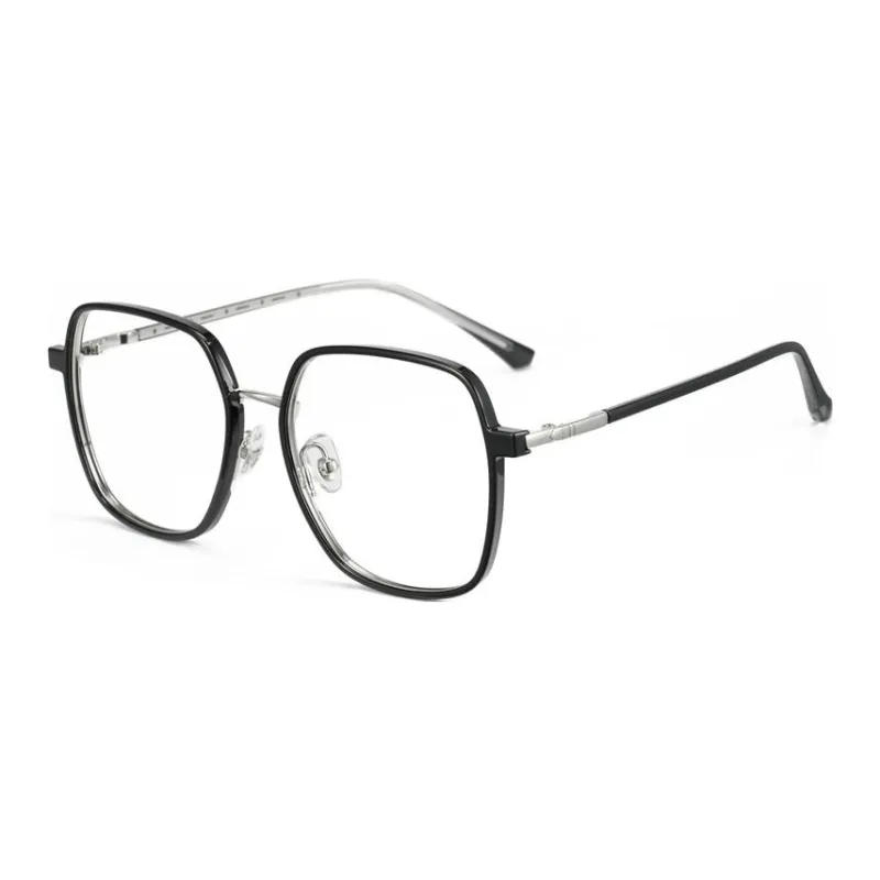CYXUS TR/Memory Plastic METAL Square Sunglasses Unisex-4