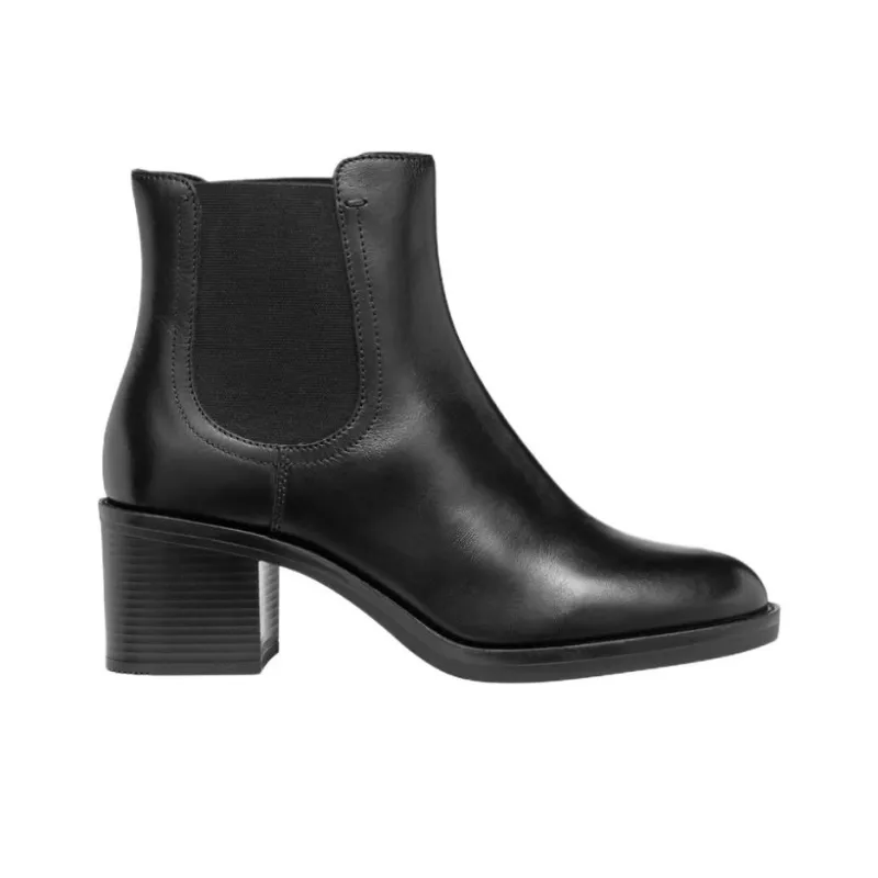 GEOX Serilda 60 Short Chelsea Boots 6CM Women's Black-1