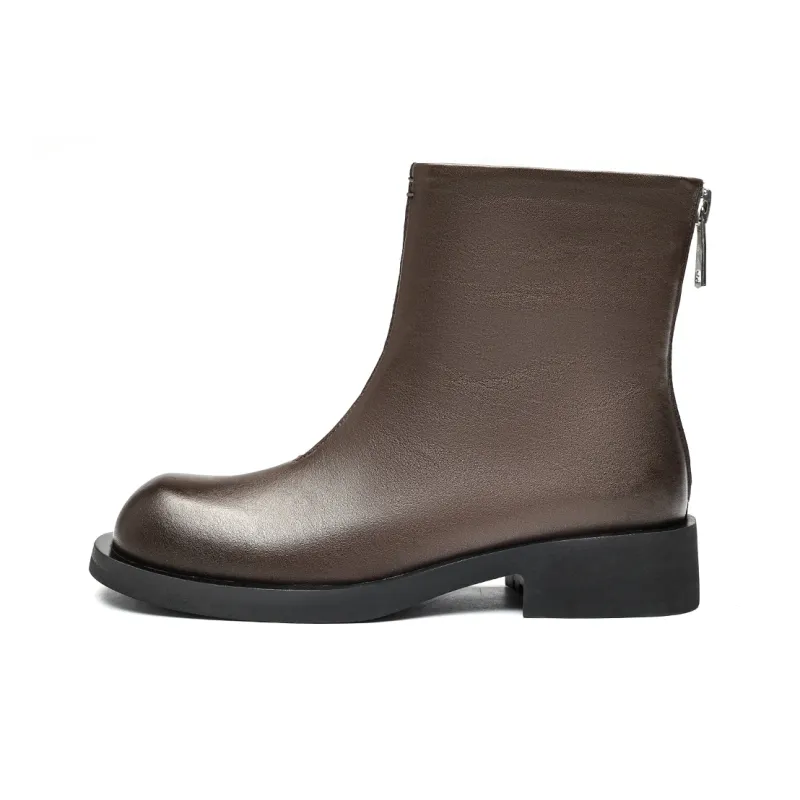 EBLAN Ankle Boots Women's Brown-0