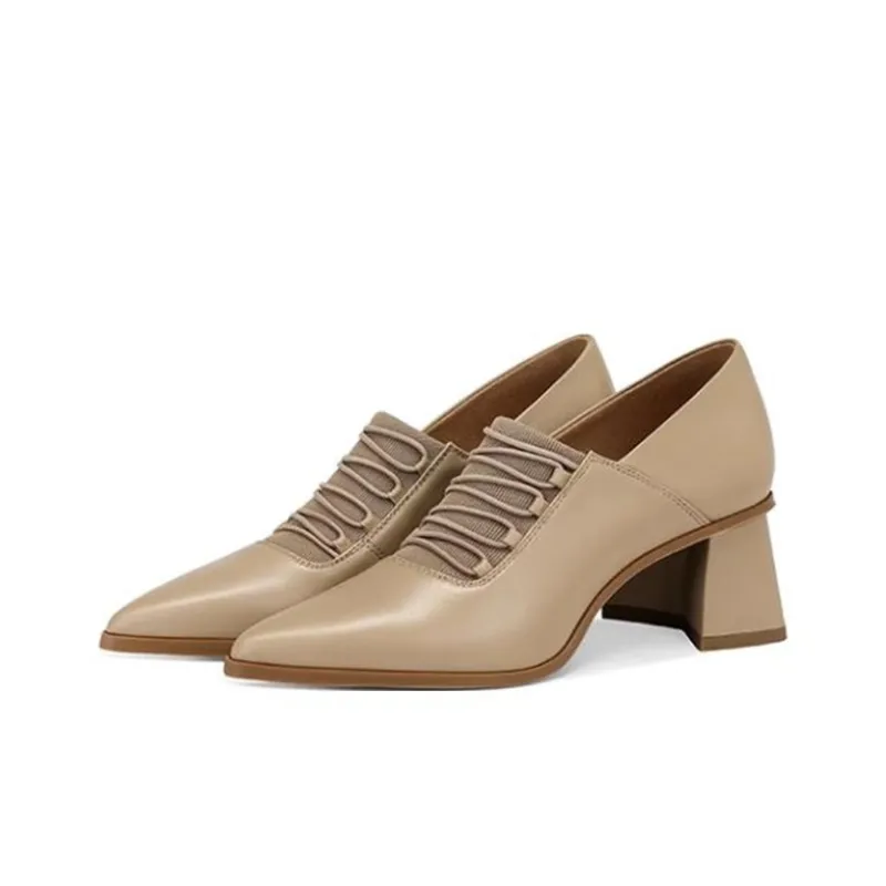 JESSICA SOPHIA Chunky Heel High Heels 5.5cm Women's-4