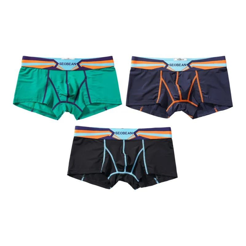 SEOBEAN Underpants Men's 3 Pack-4
