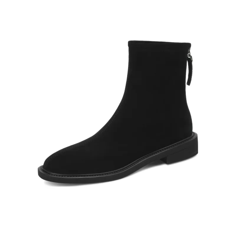 BOERDIQI Ankle Boots Women's Black/Brown-1