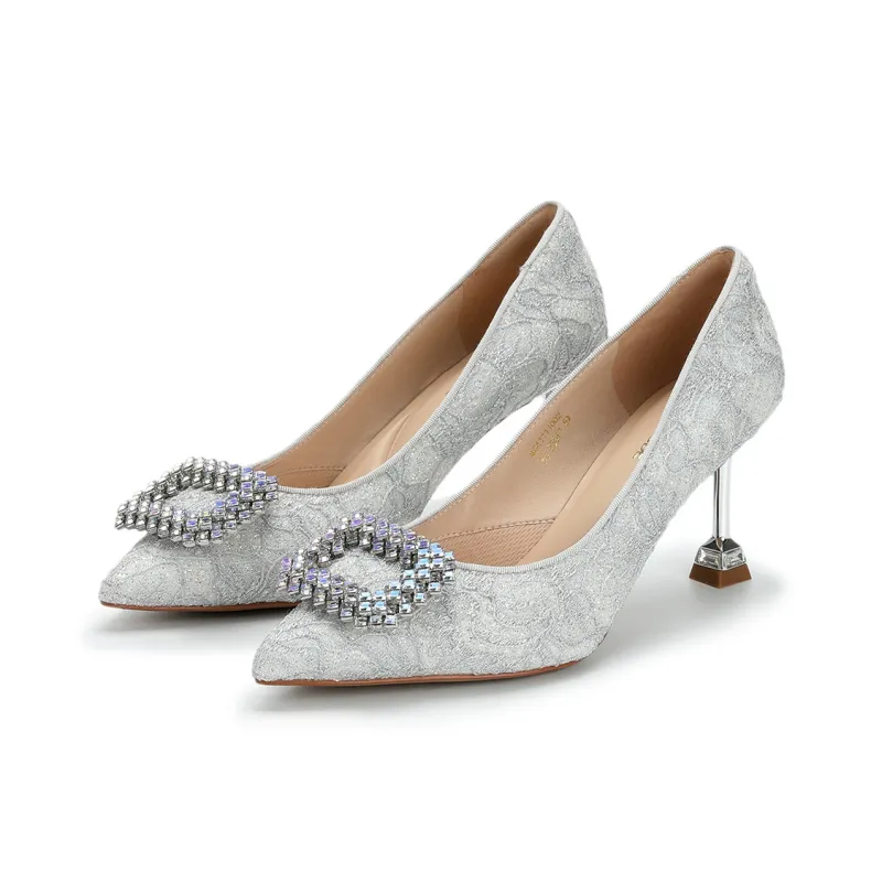 SATURDAY MODE Slim Heel High Heels 7.5cm Women's-5