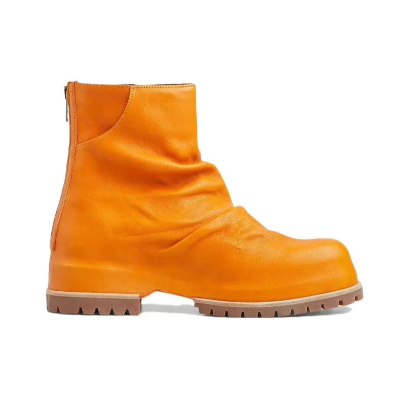 424 Fashion Ankle Boots Men's Orange-1