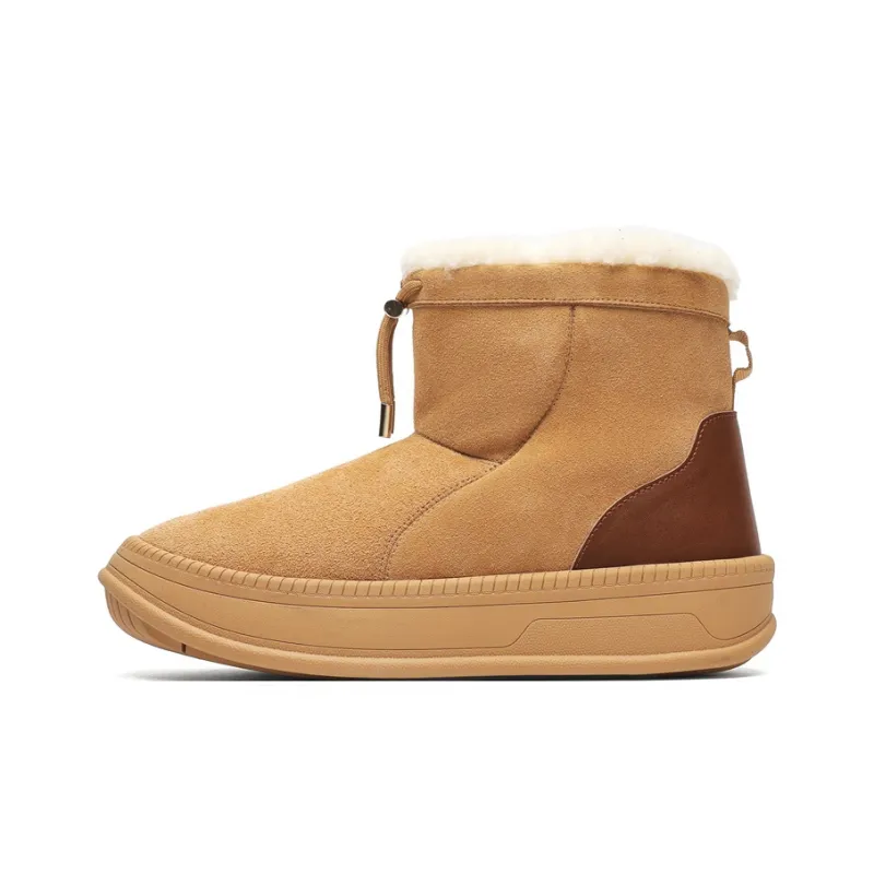 GNVA Snow Boots Unisex Chestnut/Black/Khaki-6