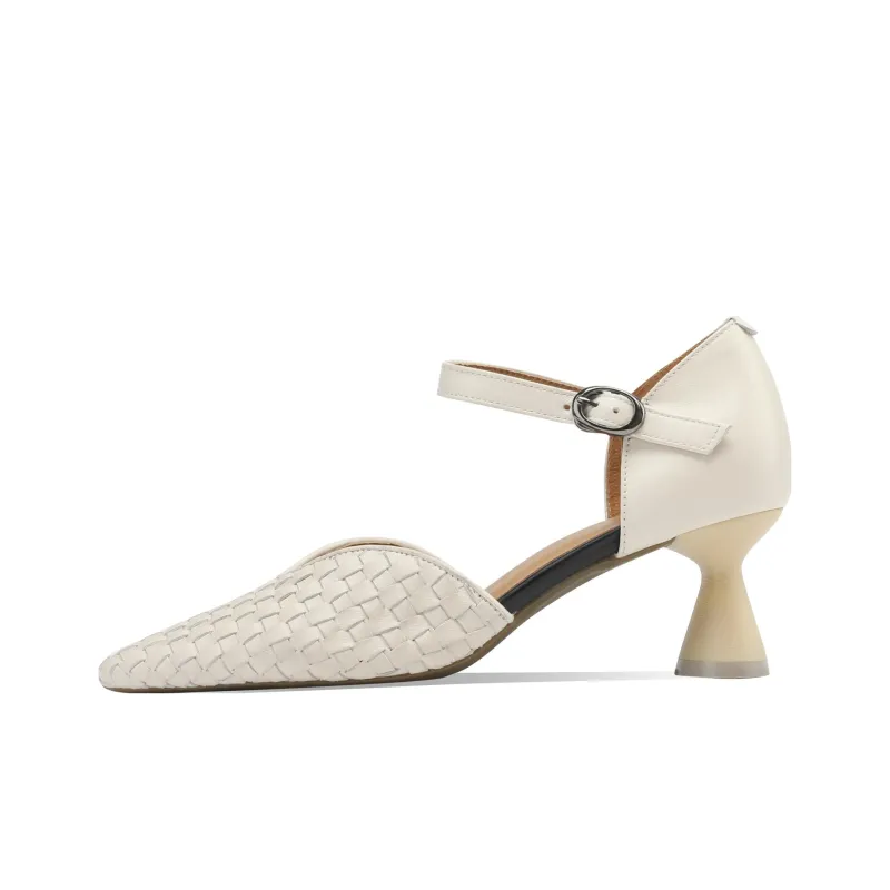 OCCAMAN Spool Heel High Heels 6cm Women's-4