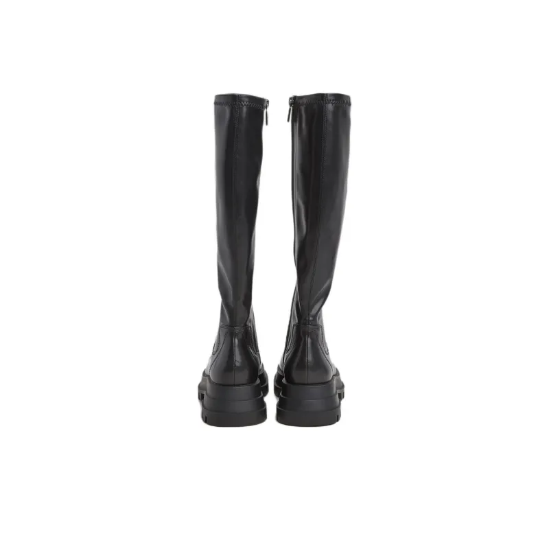 URBAN REVIVO Knee-high Boots Women's Jet Black-3