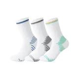 [3 Pack]White Gray+White Blue+White Green