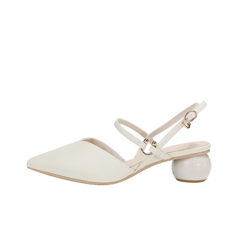 DAPHNE High Heels Women's Ecru/Light Blue-0