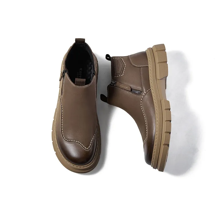 Hautton Ankle Boots Men Umber/Khaki-2