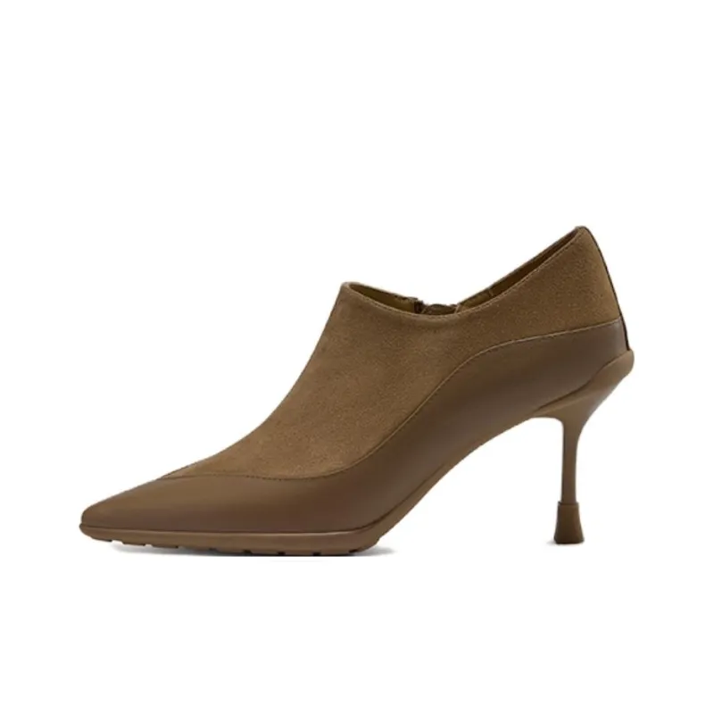 ELLE High Heels Women's Black/Brown-3