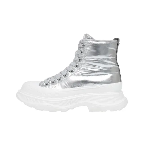 STEVE MADDEN Ankle Boots Women's Silver