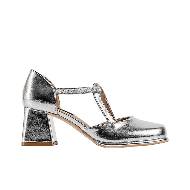 Wonderful Couple Chunky Heel High Heels 6cm Women's-1