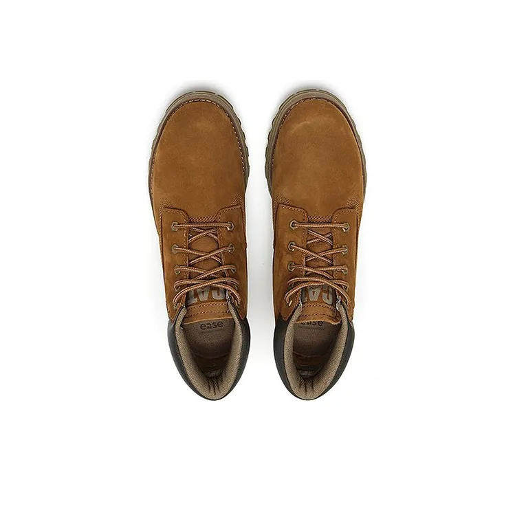 CAT Martin Boots Men Brown Yellow-2