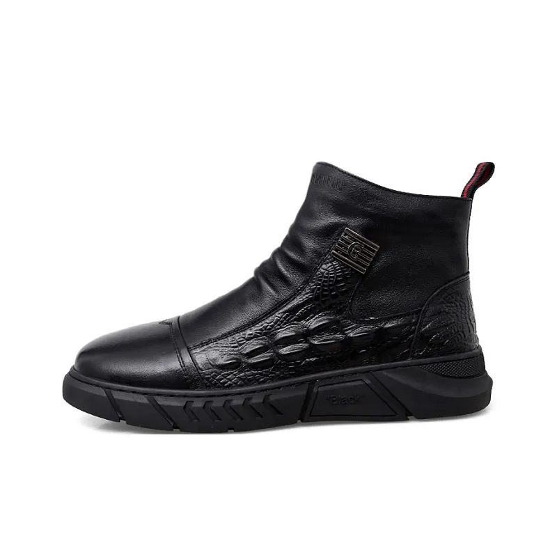 Eminu Ankle Boots Men Black-0