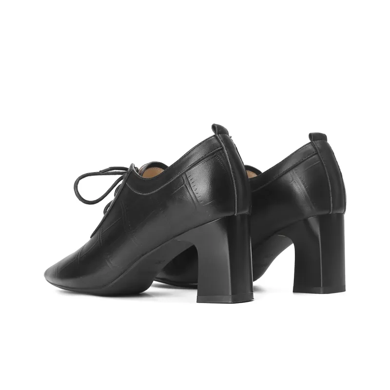 VEDULLAR Chunky Heel High Heels 6.5cm Women's-9