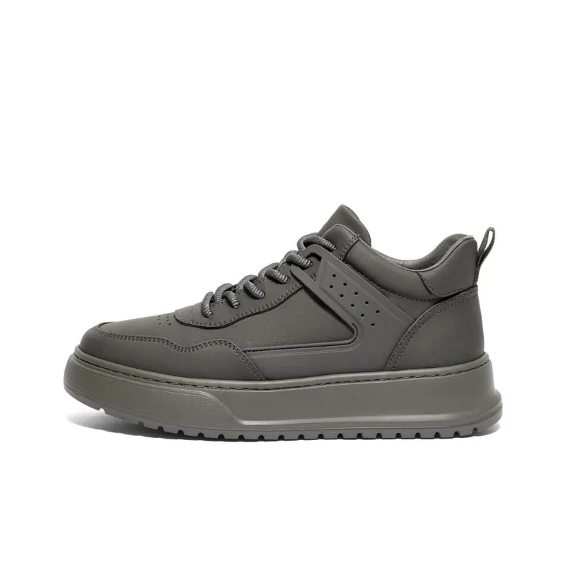 Senda Ankle Boots Men Gray/Yellow-6