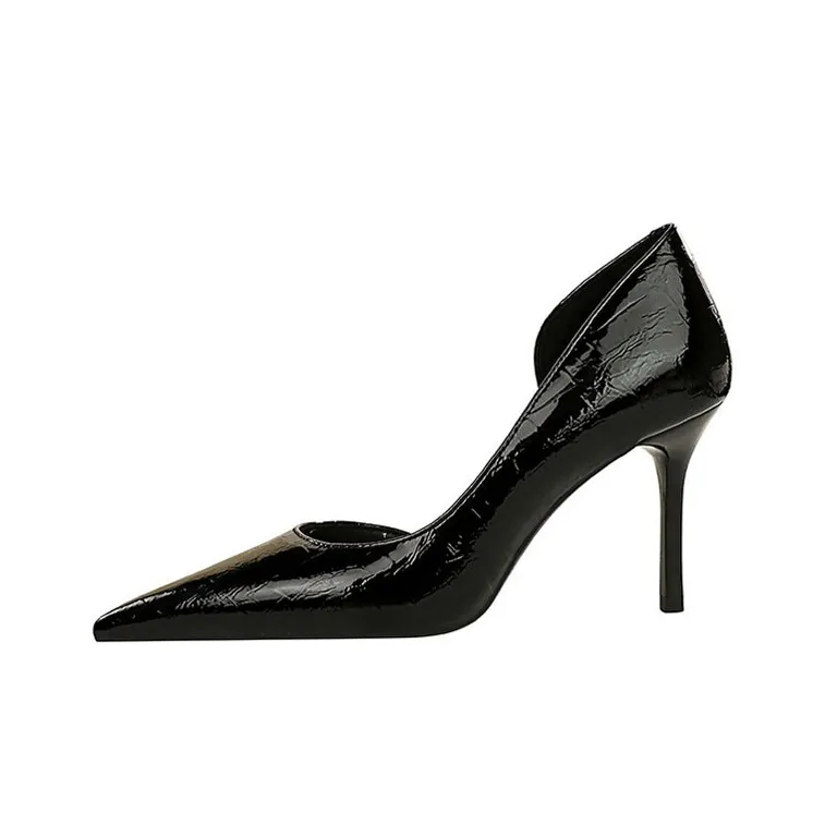 BIGTREE Slim Heel High Heels 8cm Women's-2