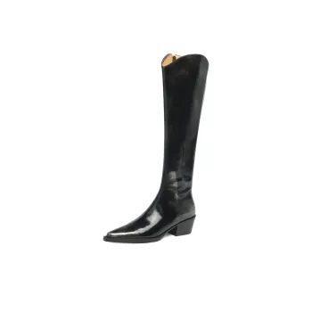 Five-nine Dan Seven Knee-high Boots 5cm Women's